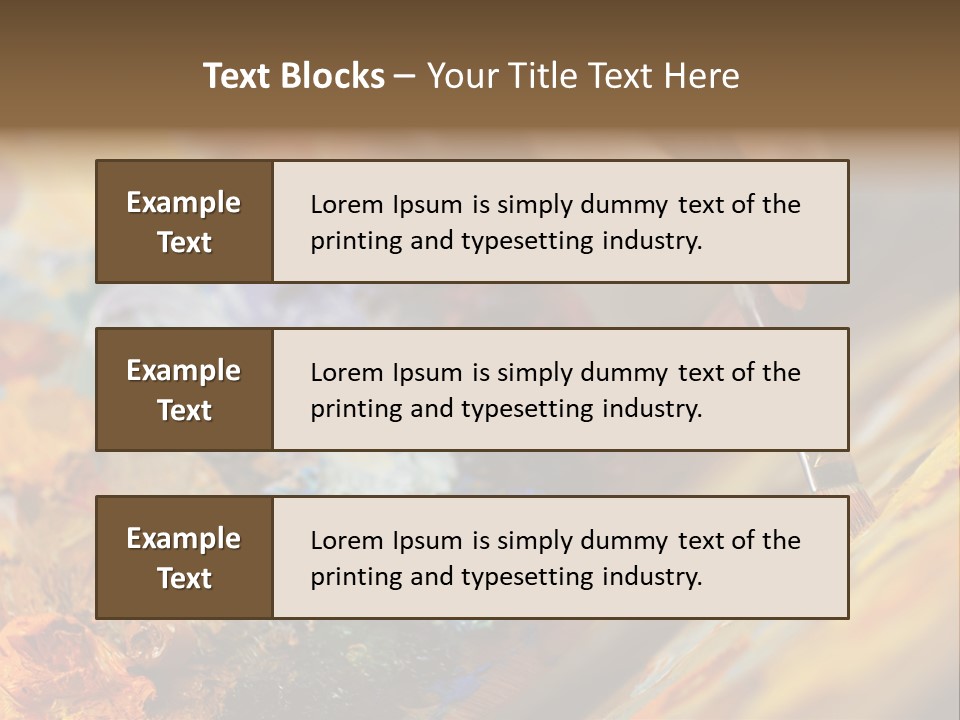 Food Napkin Leaf PowerPoint Template