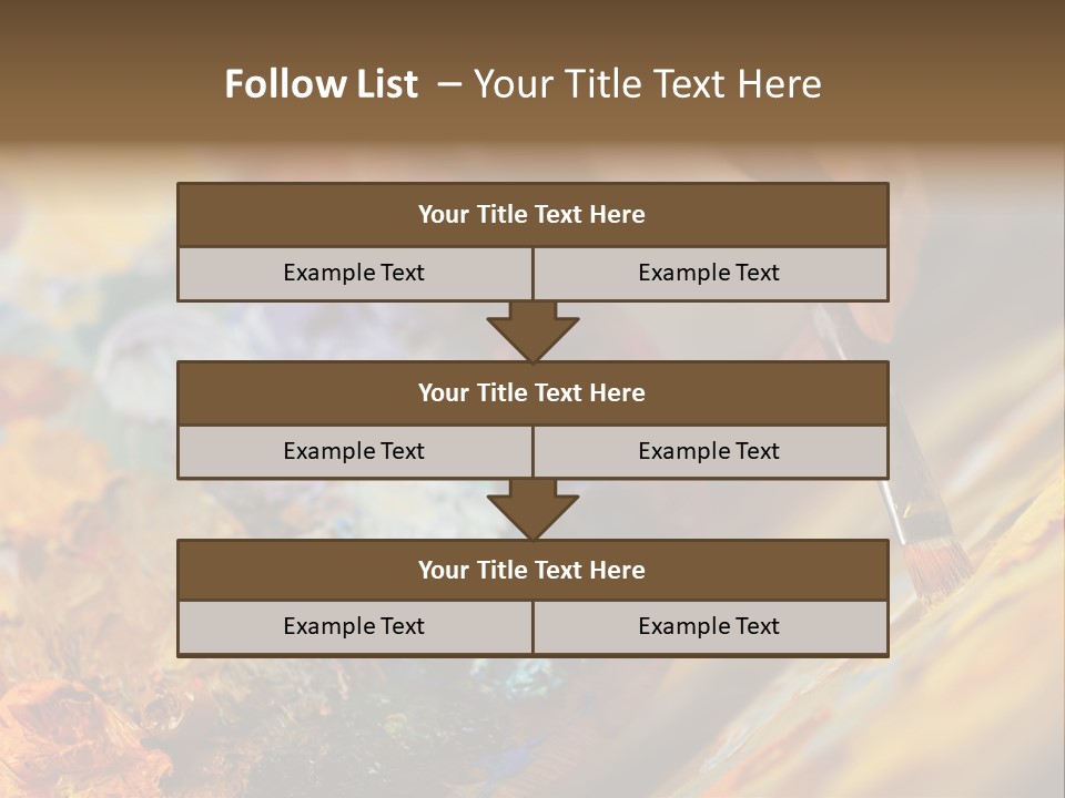 Food Napkin Leaf PowerPoint Template