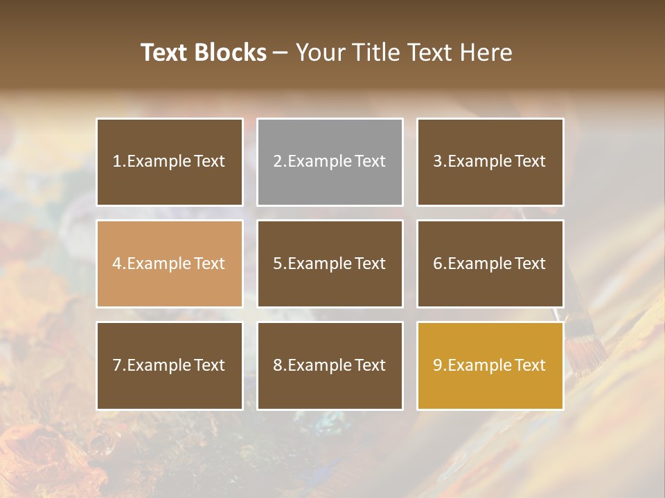 Food Napkin Leaf PowerPoint Template