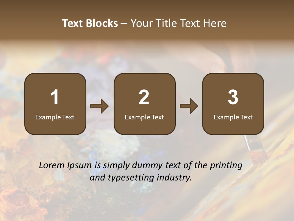 Food Napkin Leaf PowerPoint Template