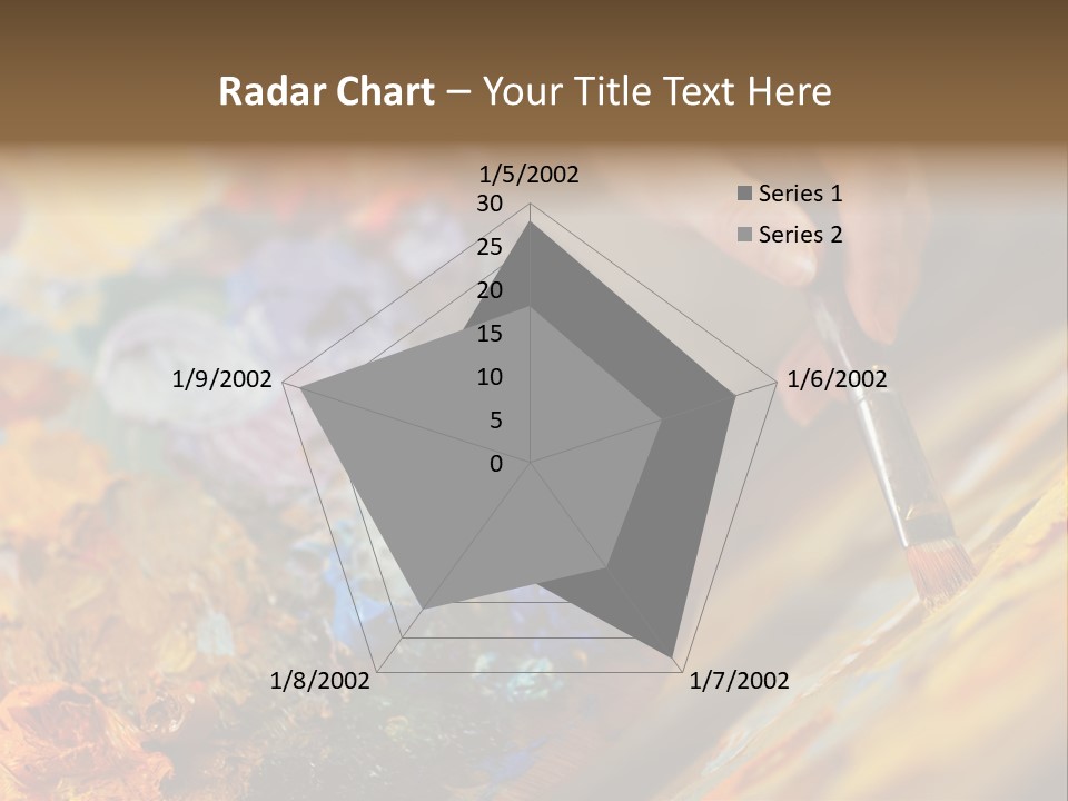 Food Napkin Leaf PowerPoint Template