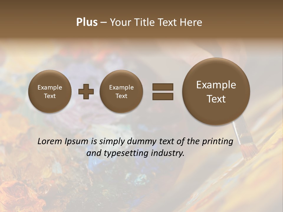 Food Napkin Leaf PowerPoint Template