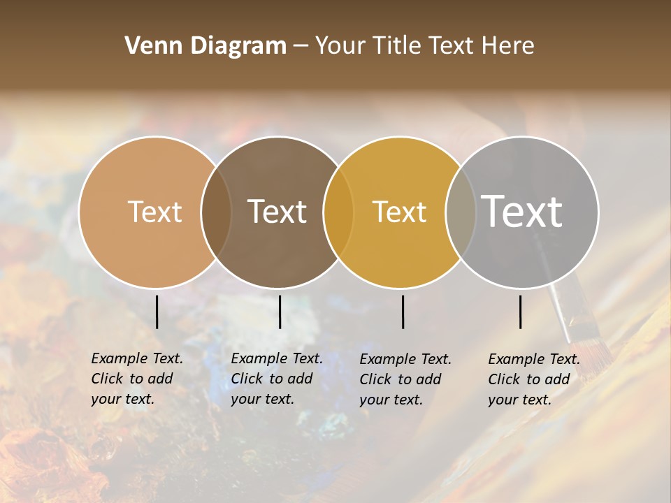 Food Napkin Leaf PowerPoint Template