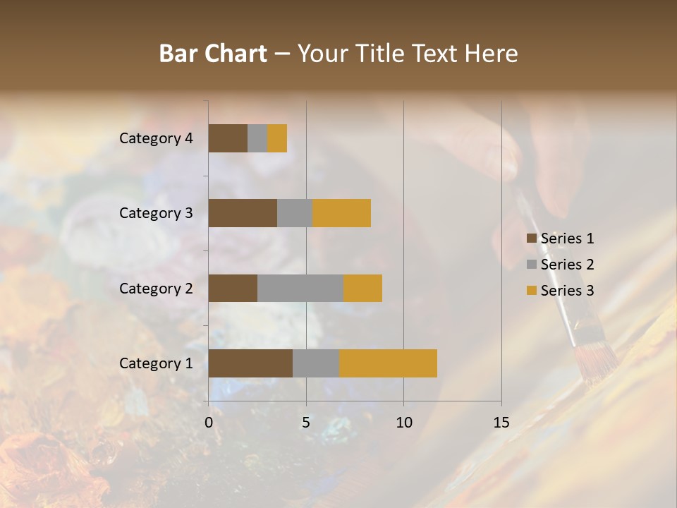 Food Napkin Leaf PowerPoint Template