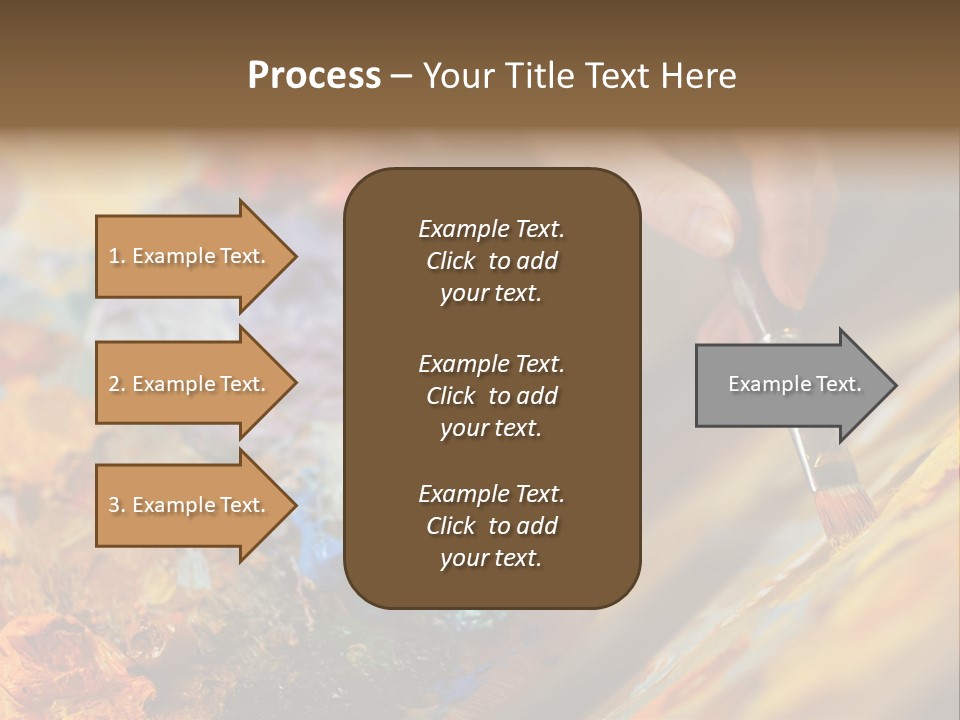 Food Napkin Leaf PowerPoint Template