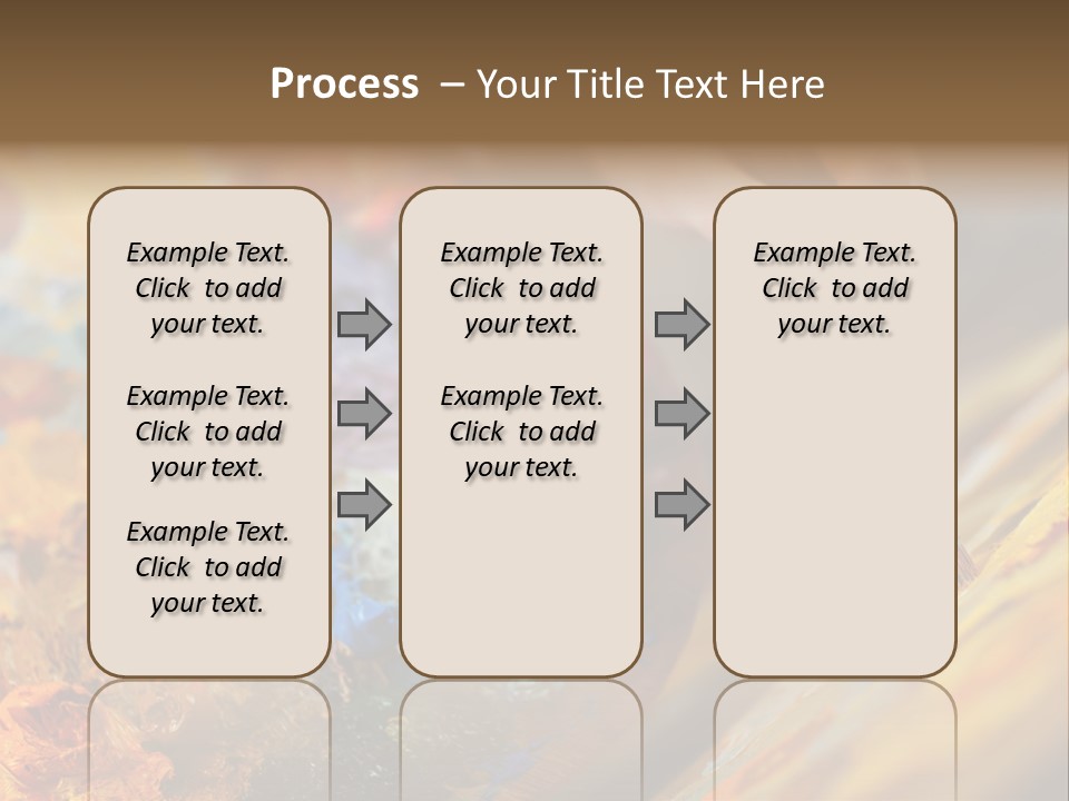 Food Napkin Leaf PowerPoint Template