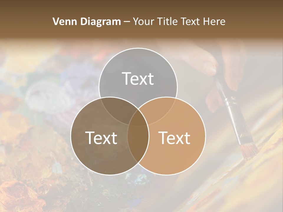 Food Napkin Leaf PowerPoint Template