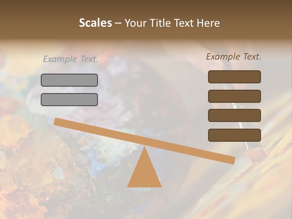 Food Napkin Leaf PowerPoint Template