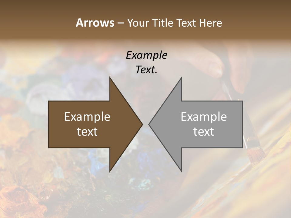 Food Napkin Leaf PowerPoint Template