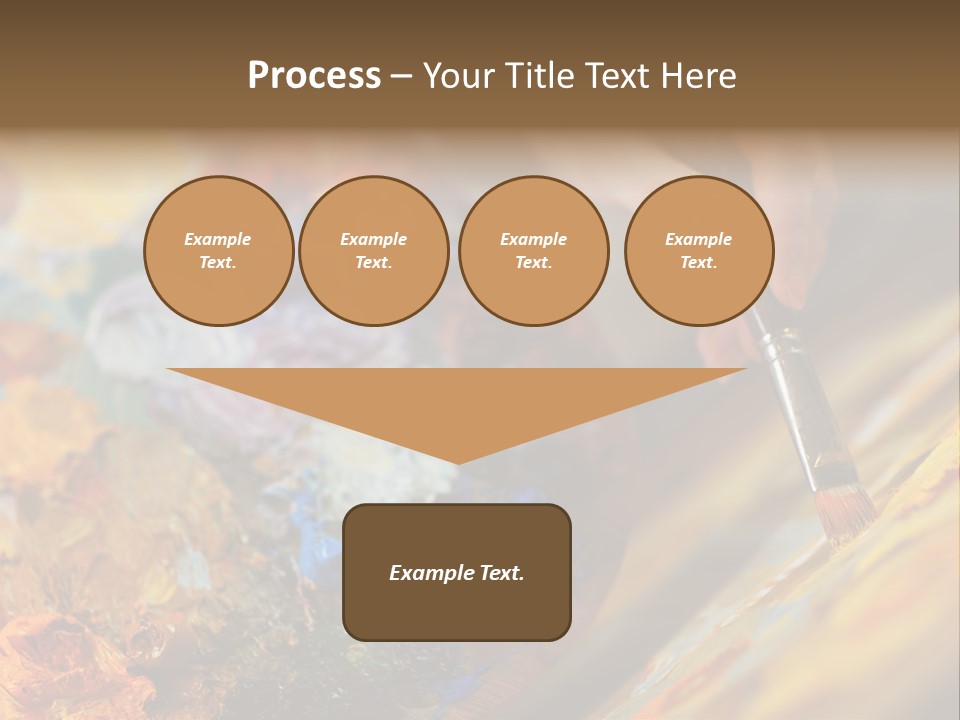 Food Napkin Leaf PowerPoint Template
