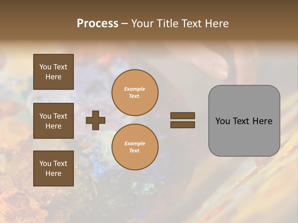Food Napkin Leaf PowerPoint Template