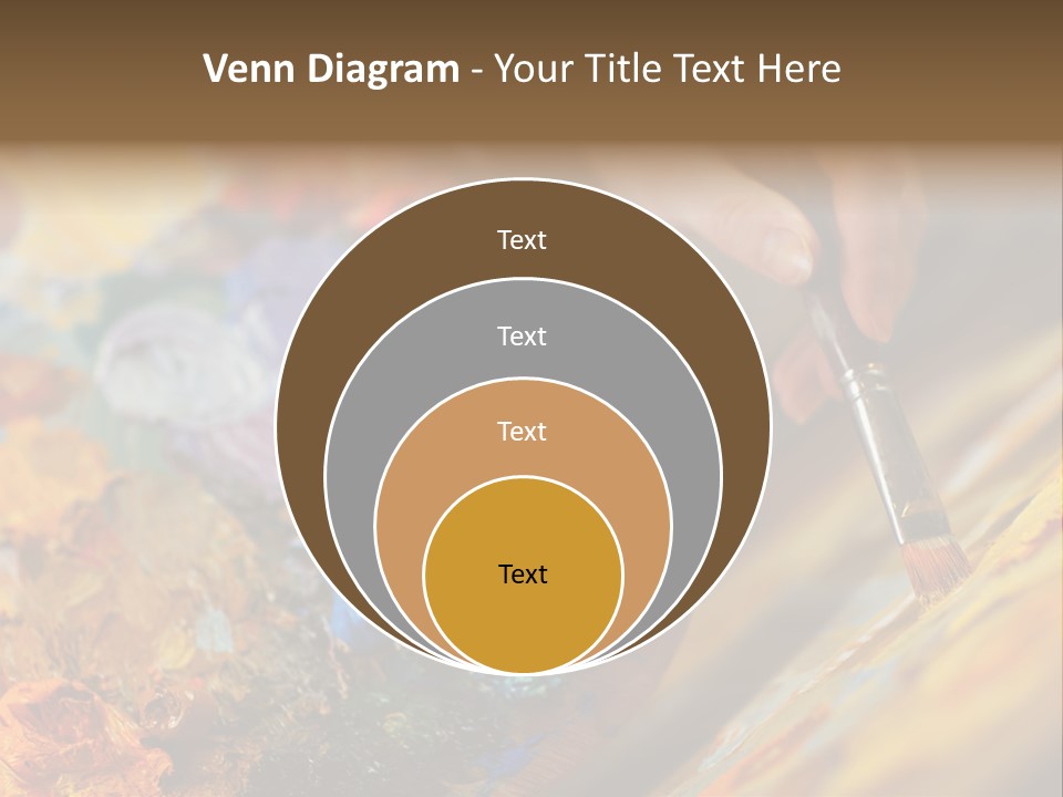 Food Napkin Leaf PowerPoint Template