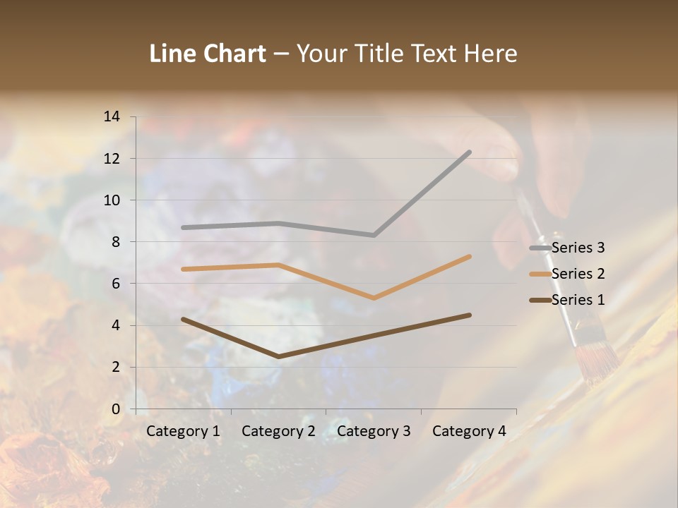 Food Napkin Leaf PowerPoint Template