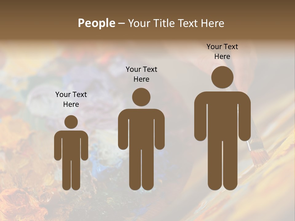 Food Napkin Leaf PowerPoint Template