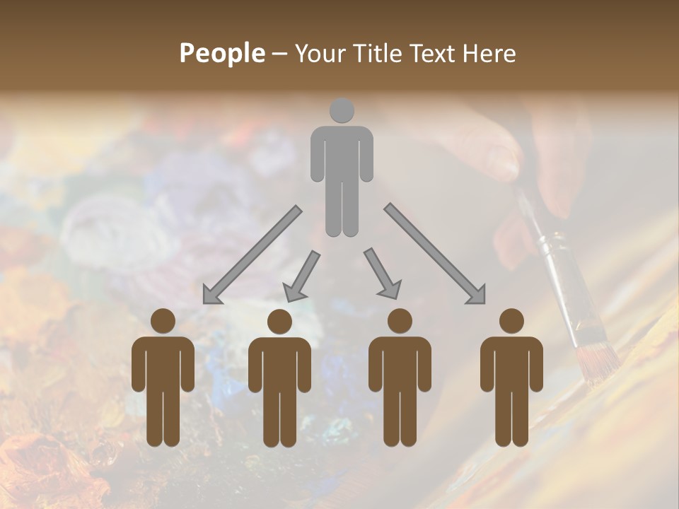 Food Napkin Leaf PowerPoint Template