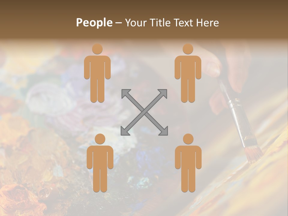 Food Napkin Leaf PowerPoint Template