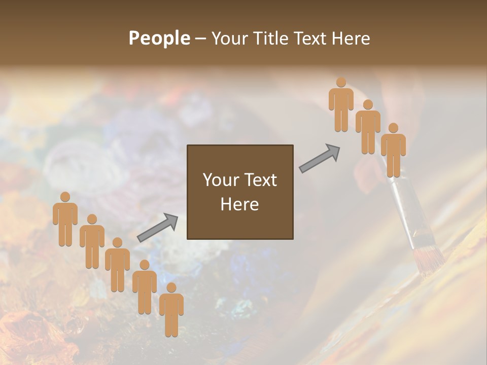 Food Napkin Leaf PowerPoint Template