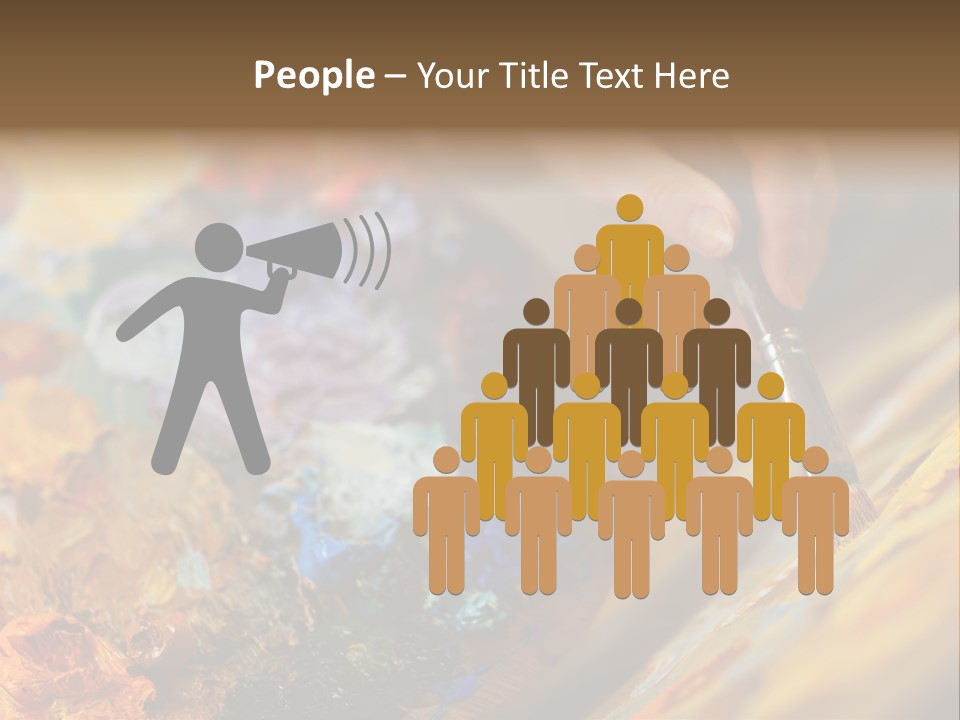 Food Napkin Leaf PowerPoint Template