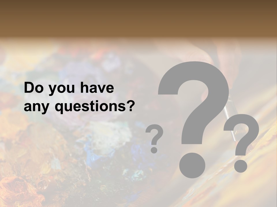 Food Napkin Leaf PowerPoint Template