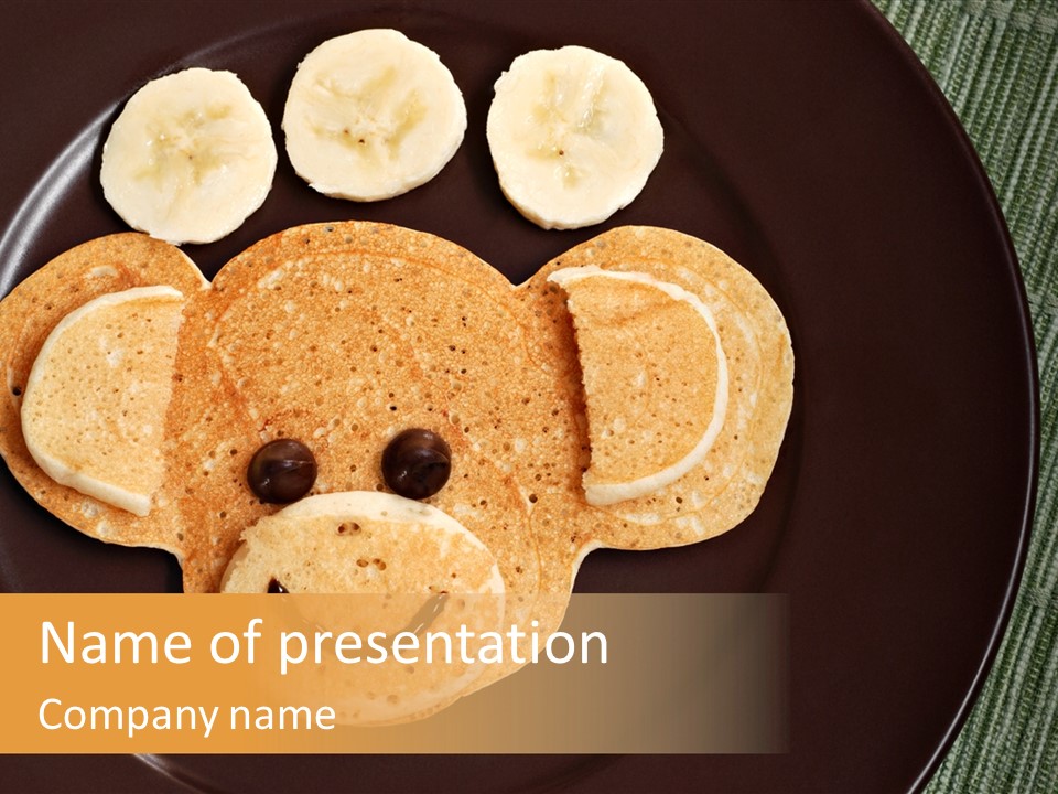 Creative Morning Food PowerPoint Template