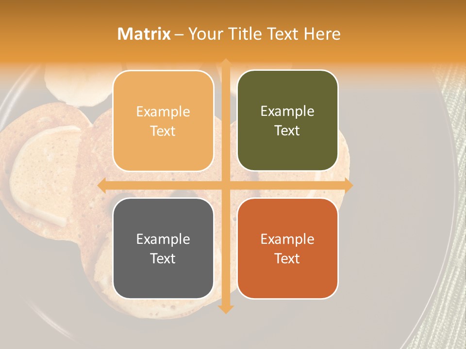Creative Morning Food PowerPoint Template