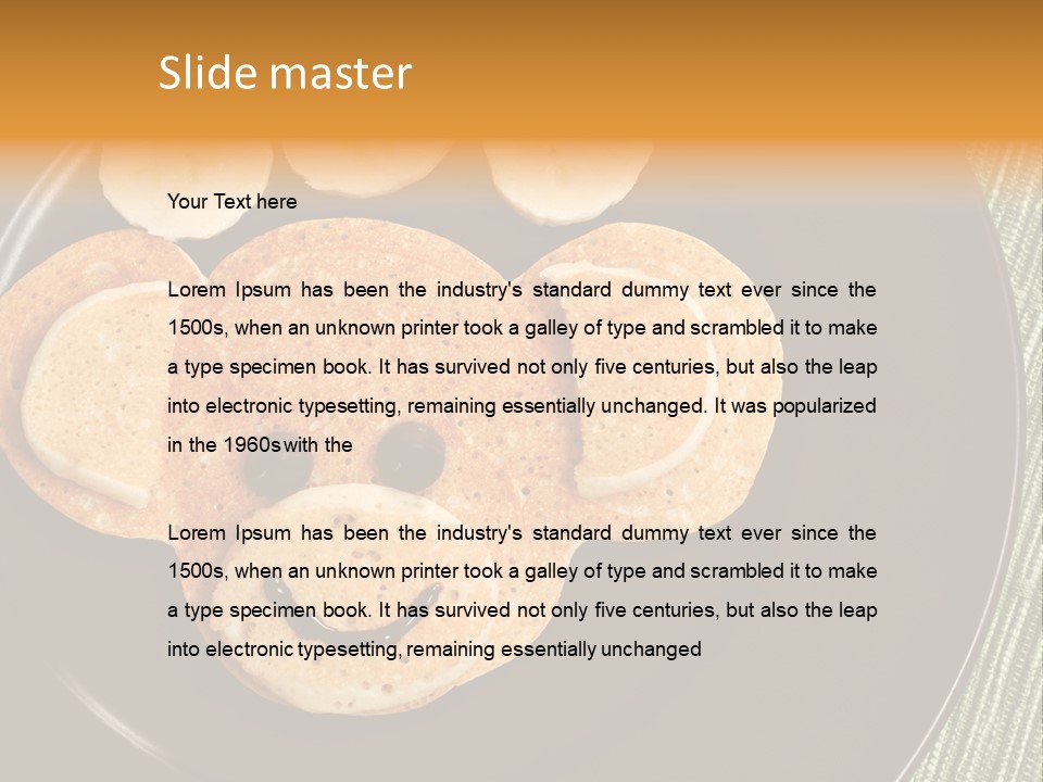 Creative Morning Food PowerPoint Template