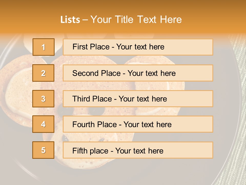 Creative Morning Food PowerPoint Template