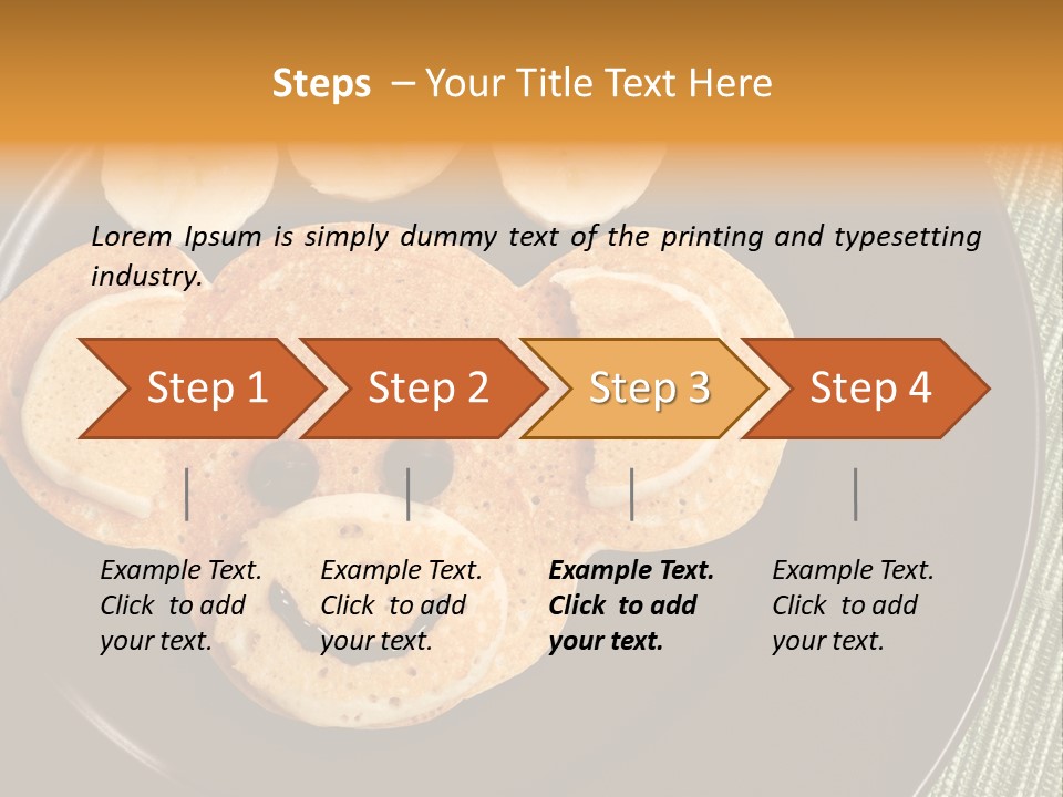 Creative Morning Food PowerPoint Template