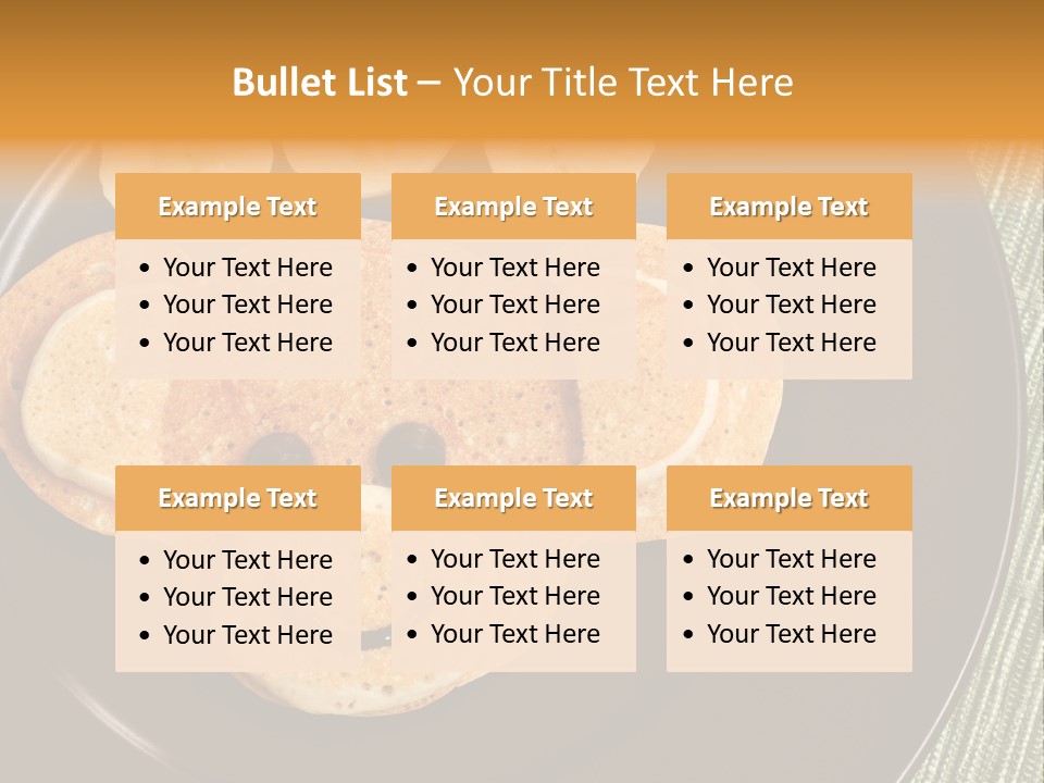Creative Morning Food PowerPoint Template