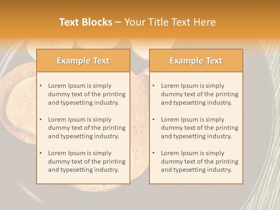 Creative Morning Food PowerPoint Template