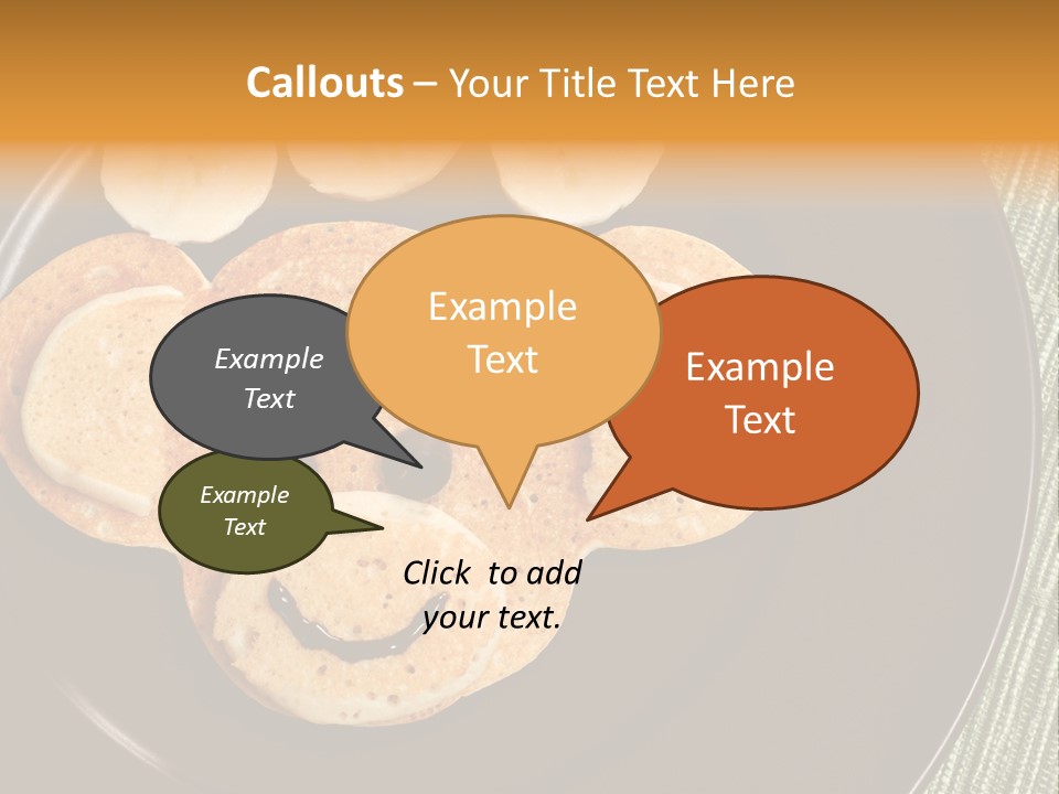 Creative Morning Food PowerPoint Template