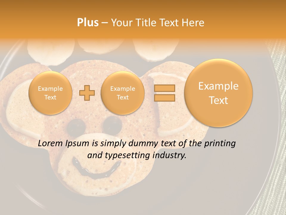Creative Morning Food PowerPoint Template
