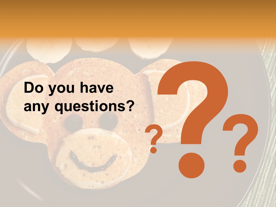 Creative Morning Food PowerPoint Template