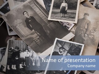 Garage Sale Beautiful Era Archive PowerPoint Template