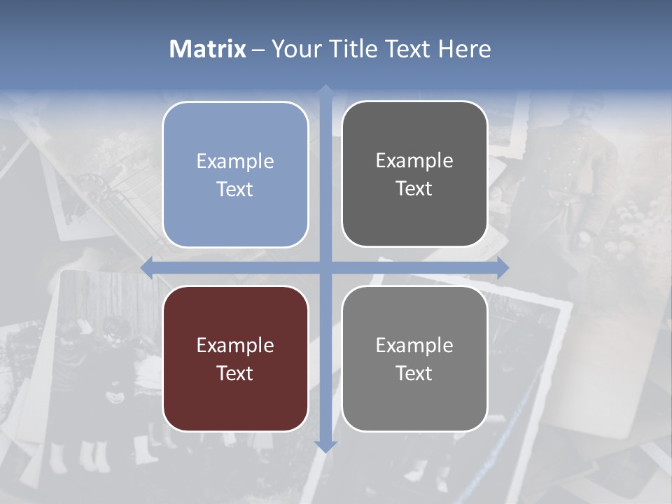 Garage Sale Beautiful Era Archive PowerPoint Template