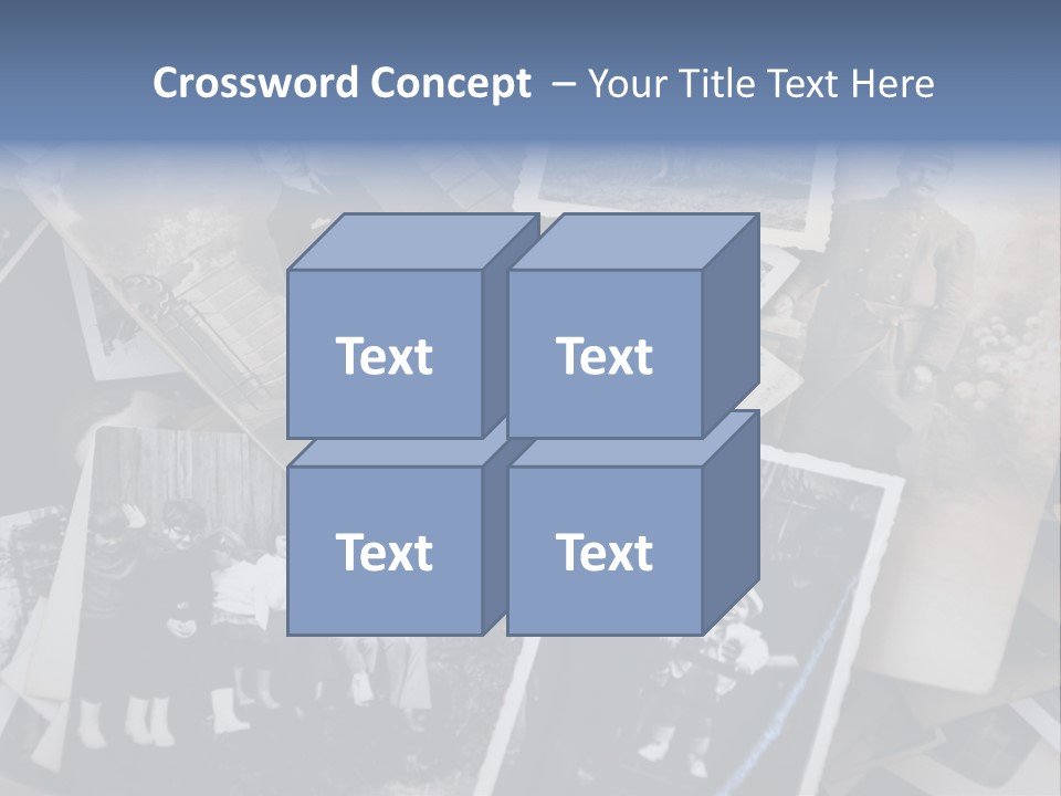 Garage Sale Beautiful Era Archive PowerPoint Template