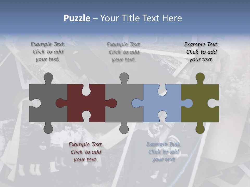 Garage Sale Beautiful Era Archive PowerPoint Template