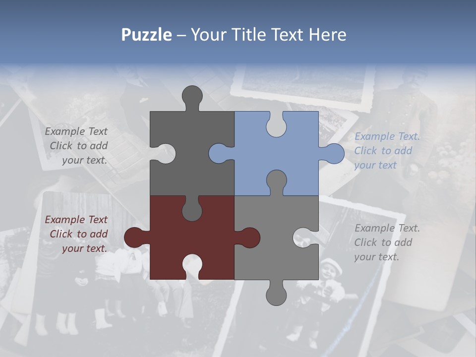 Garage Sale Beautiful Era Archive PowerPoint Template