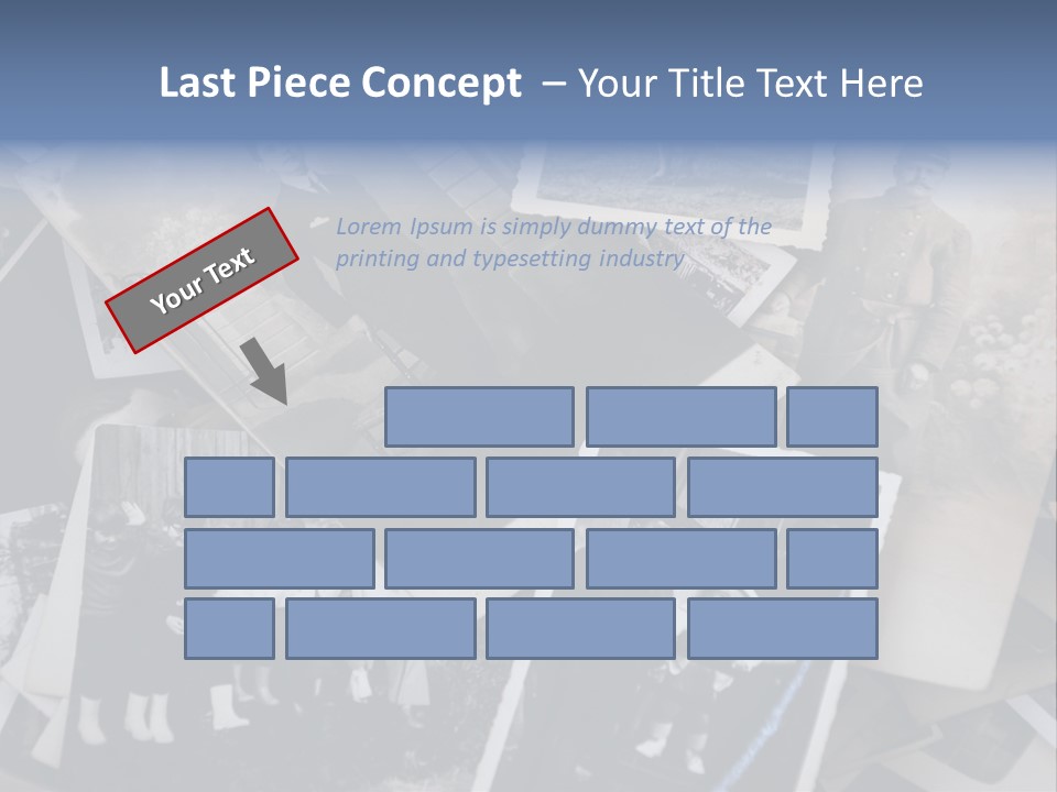 Garage Sale Beautiful Era Archive PowerPoint Template
