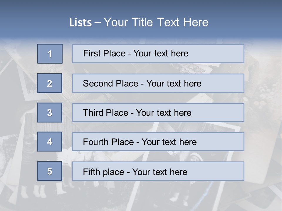 Garage Sale Beautiful Era Archive PowerPoint Template