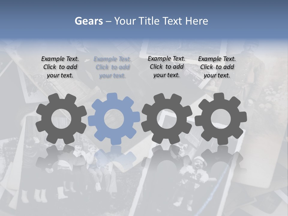 Garage Sale Beautiful Era Archive PowerPoint Template