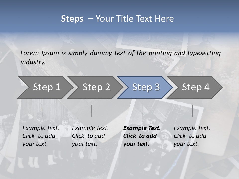 Garage Sale Beautiful Era Archive PowerPoint Template