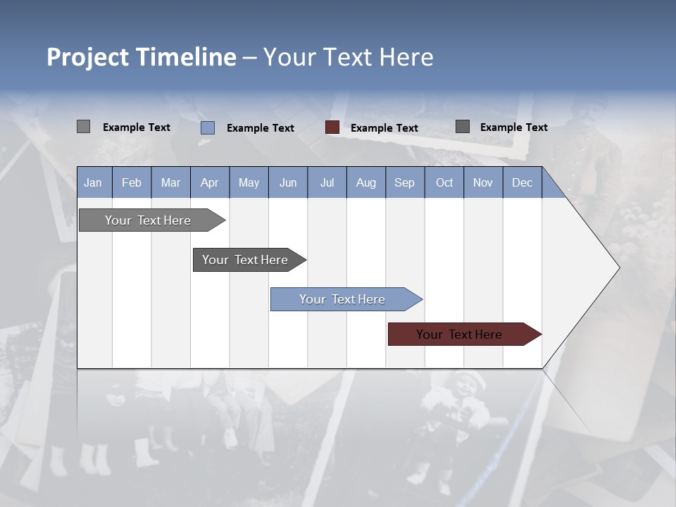 Garage Sale Beautiful Era Archive PowerPoint Template