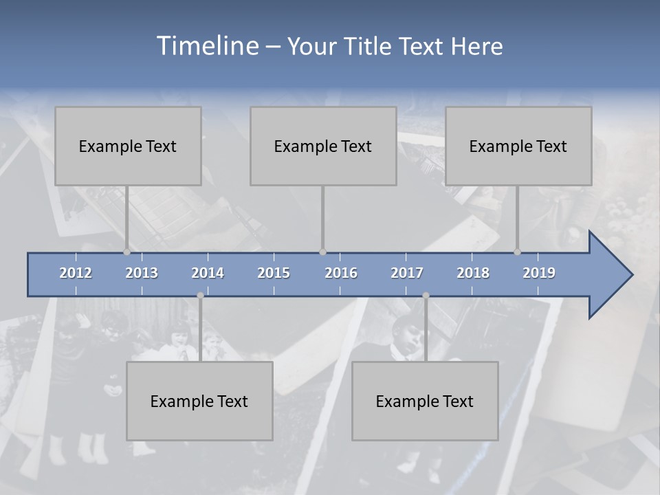 Garage Sale Beautiful Era Archive PowerPoint Template