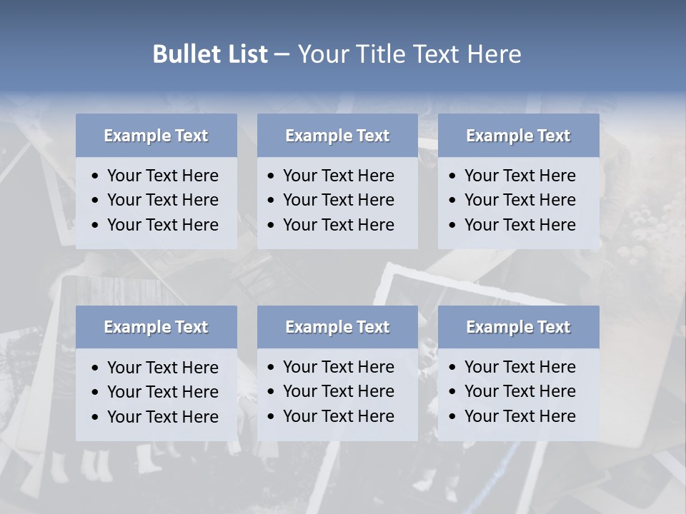 Garage Sale Beautiful Era Archive PowerPoint Template