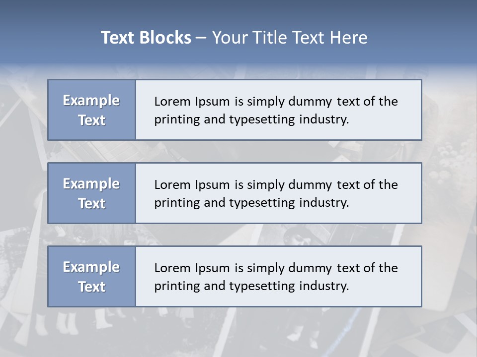 Garage Sale Beautiful Era Archive PowerPoint Template