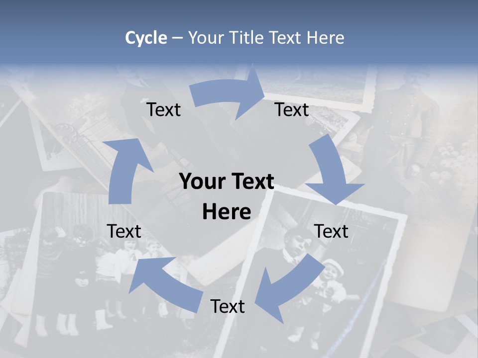 Garage Sale Beautiful Era Archive PowerPoint Template