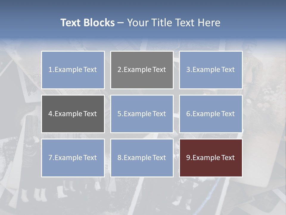 Garage Sale Beautiful Era Archive PowerPoint Template