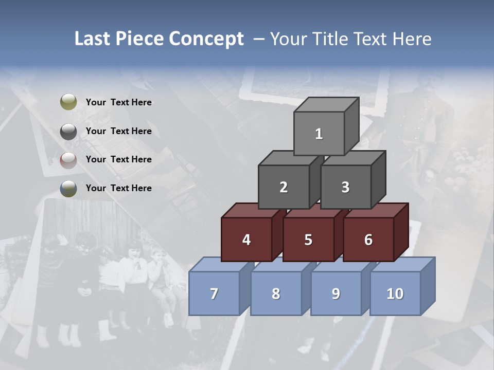 Garage Sale Beautiful Era Archive PowerPoint Template