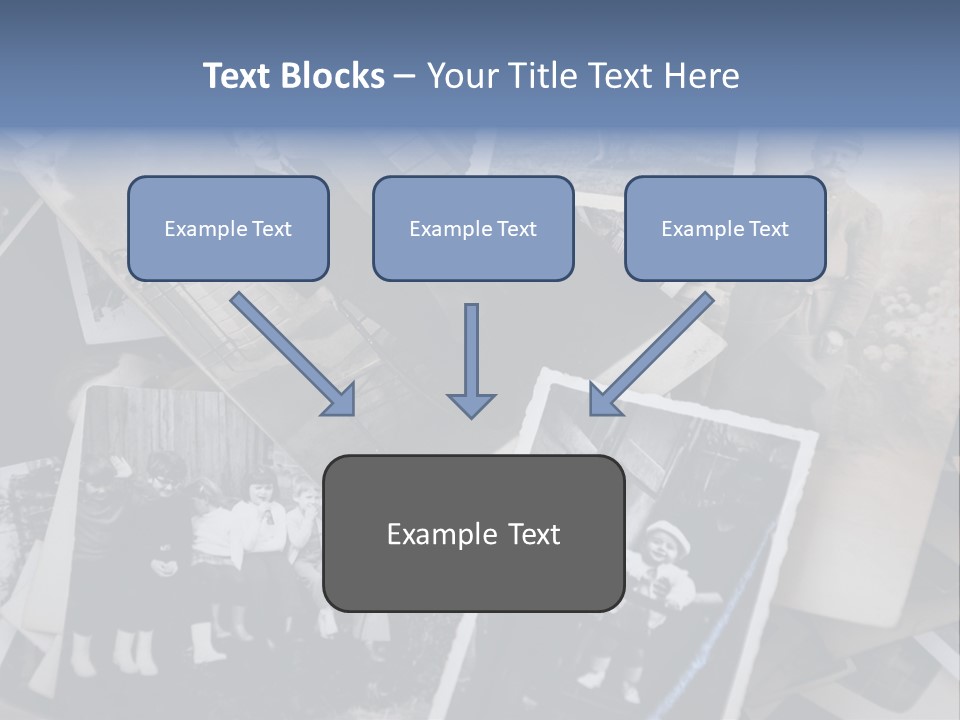 Garage Sale Beautiful Era Archive PowerPoint Template